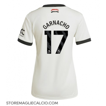 Manchester United Alejandro Garnacho #17 Maglia Gara Terza Repliche 2024-25 Donna
